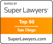 Rated By Super Lawyers Top 50 San Diego SuperLawyers.com